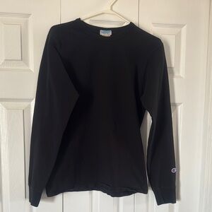 Champion Black Long Sleeve Tee Size M
